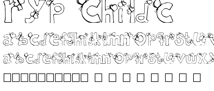 Ryp childC font